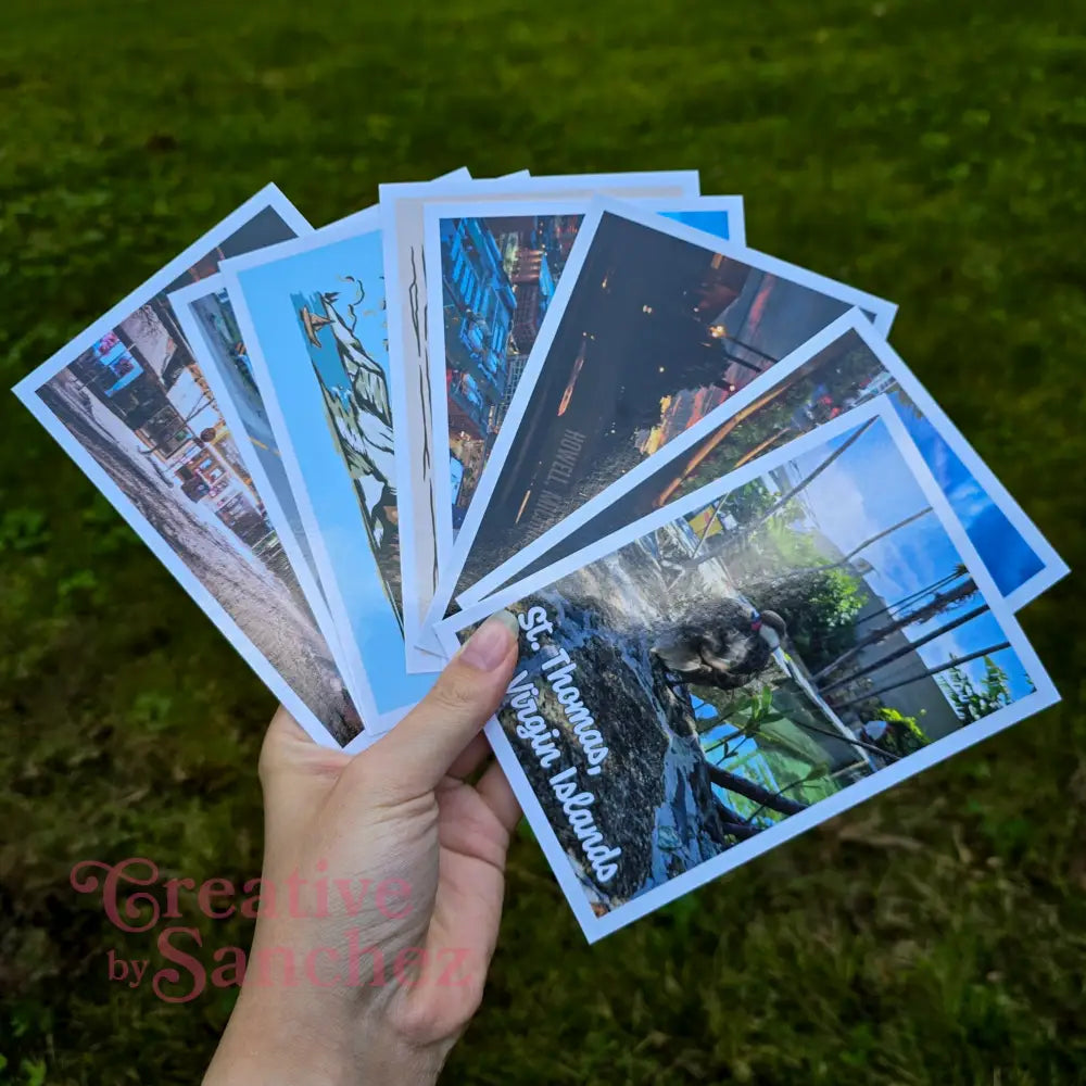 Howell Michigan Postcard – Nighttime Intersection – Original Photography by Creative By Sanchez