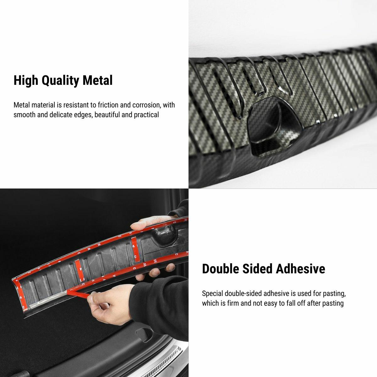 Anti-scratch Rear Bumper Protector for Tesla Model Y 2020-2025.03