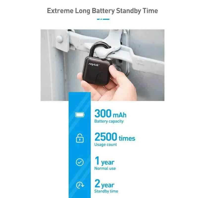 Dabsfavshop Waterproof Fingerprint Padlock - Secure & Reliable