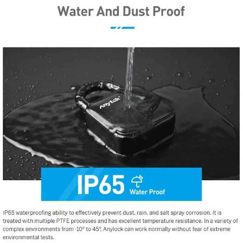 Dabsfavshop Waterproof Fingerprint Padlock - Secure & Reliable