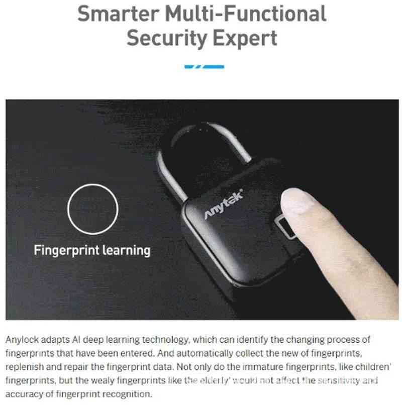 Dabsfavshop Waterproof Fingerprint Padlock - Secure & Reliable