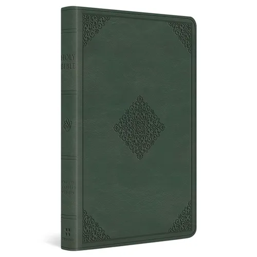 ESV Large Print Value Thinline Bible (Trutone, Quiet Forest, Ornament Design)
