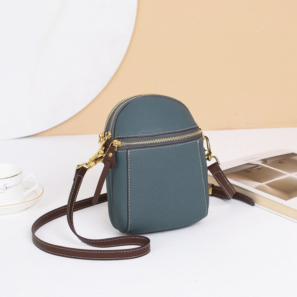 Niche Fashion Coin Purse Genuine Leather