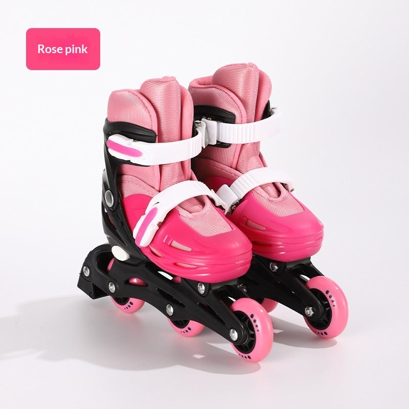 Kids Inline Skate Full Set With Multi-Adjustable Size Options