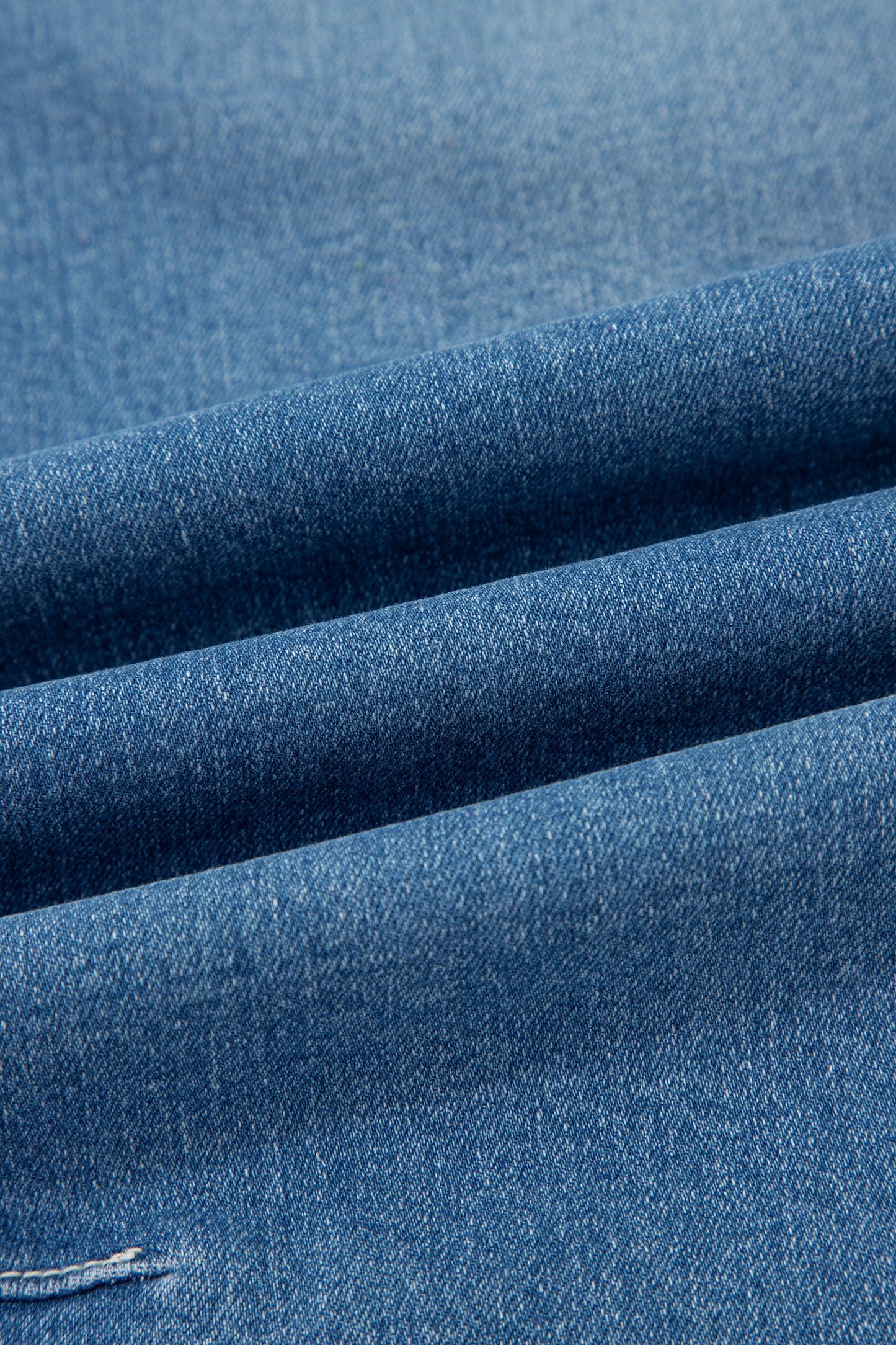 Medium Wash Denim High Waist Barrel Leg Jeans