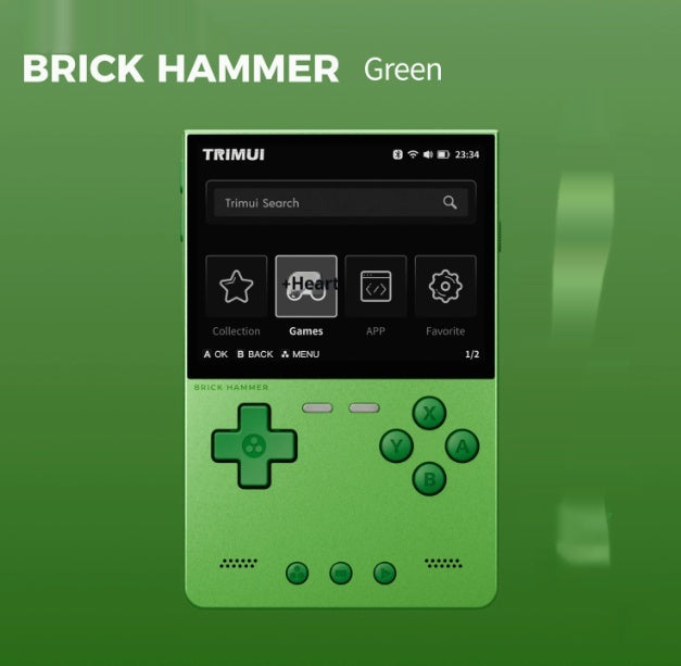 Handheld Gaming Console With An Aluminum Alloy Shell, Offering Wireless HD Gaming For PSP And GBA
