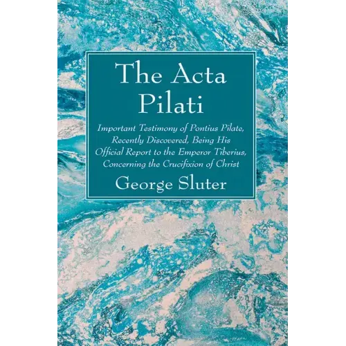 The Acta Pilati