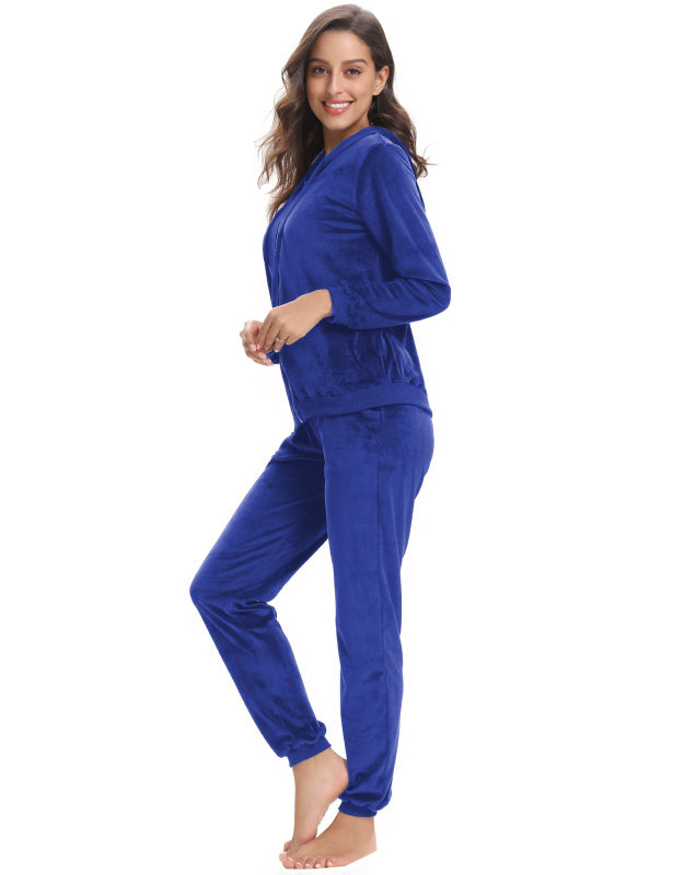 Casual/ Comfortable And Stylishwomen'S Velvet Suit