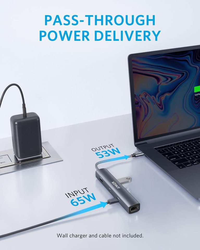 Anker <b>543</b> USB-C Hub (6-in-1, Slim)