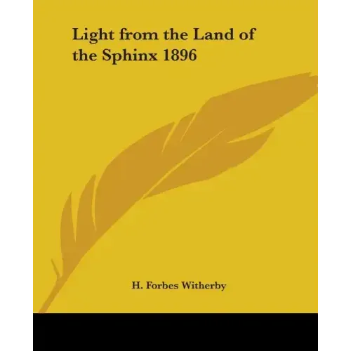 Light from the Land of the Sphinx 1896