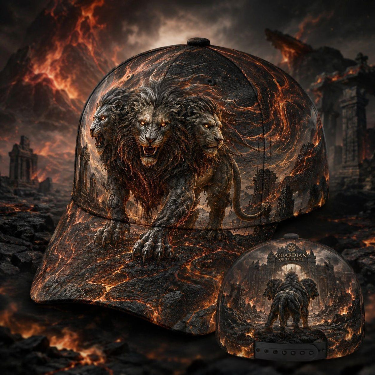 Creative 3D Digital-Print Baseball Cap