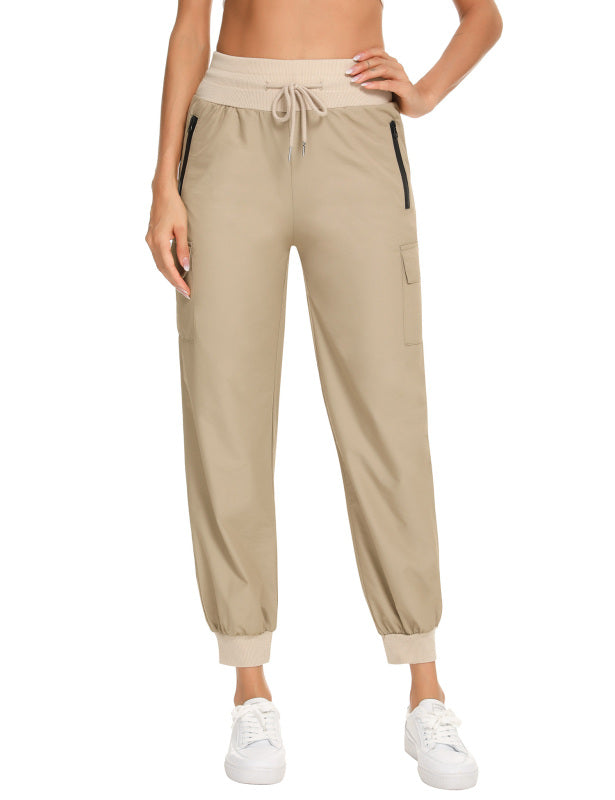 Ladies Casual Waterproof Fabric Trousers