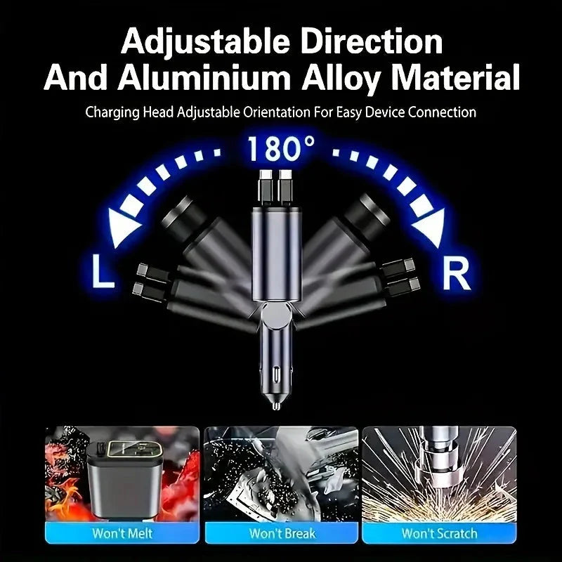 Dabfavshop Best Retractable Charger for Cars