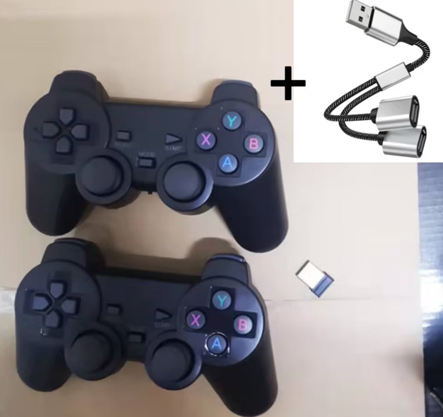M8 Tv Mini Hd Wireless Arcade Joystick Double Fc Game Console Family U Bao Game Console Ps1