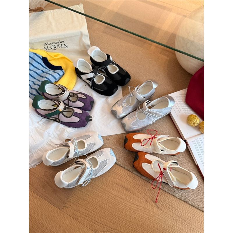 Fashionable Quirky Cute Sporty Functional Mary Jane Sandalsversatile Ballet Flats