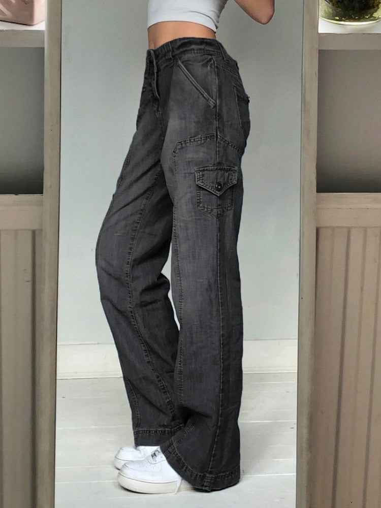 EtherealBe Boyfriend Jeans with Pockets for Women