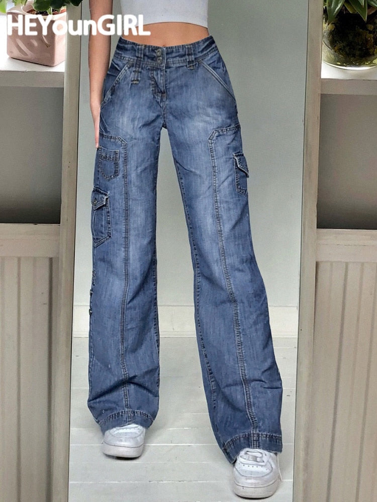 EtherealBe Boyfriend Jeans with Pockets for Women