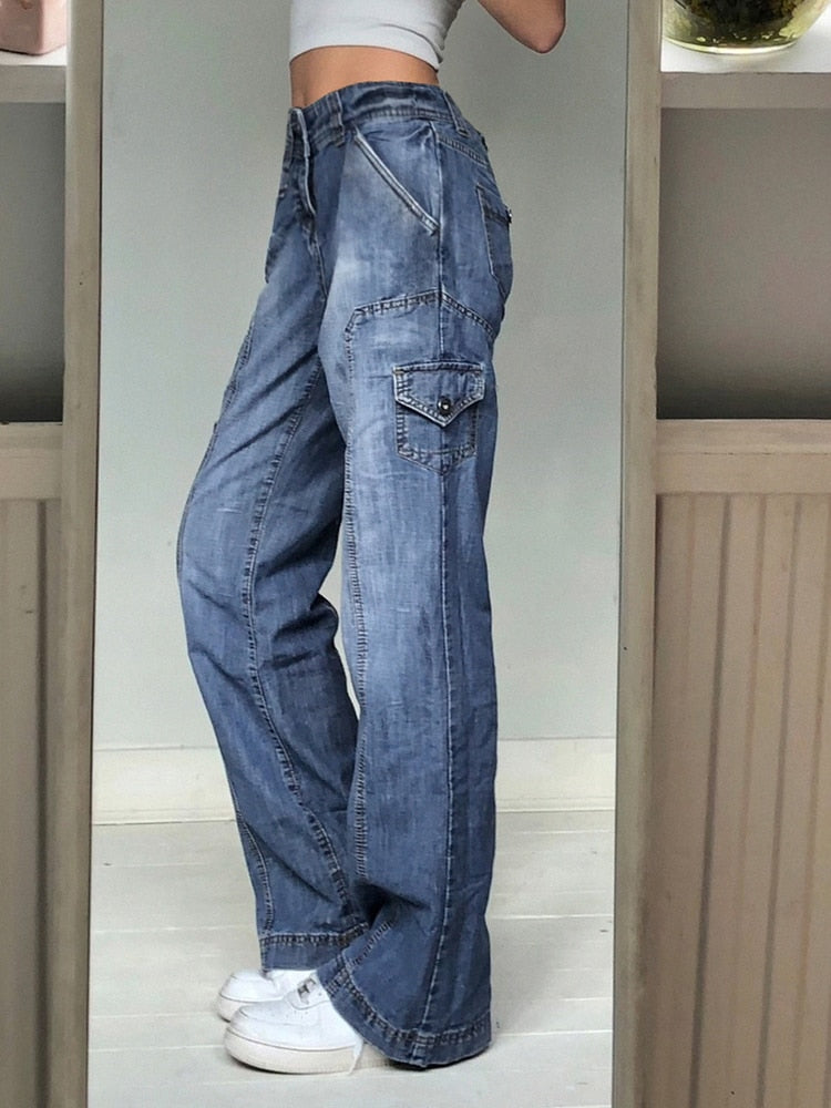 EtherealBe Boyfriend Jeans with Pockets for Women