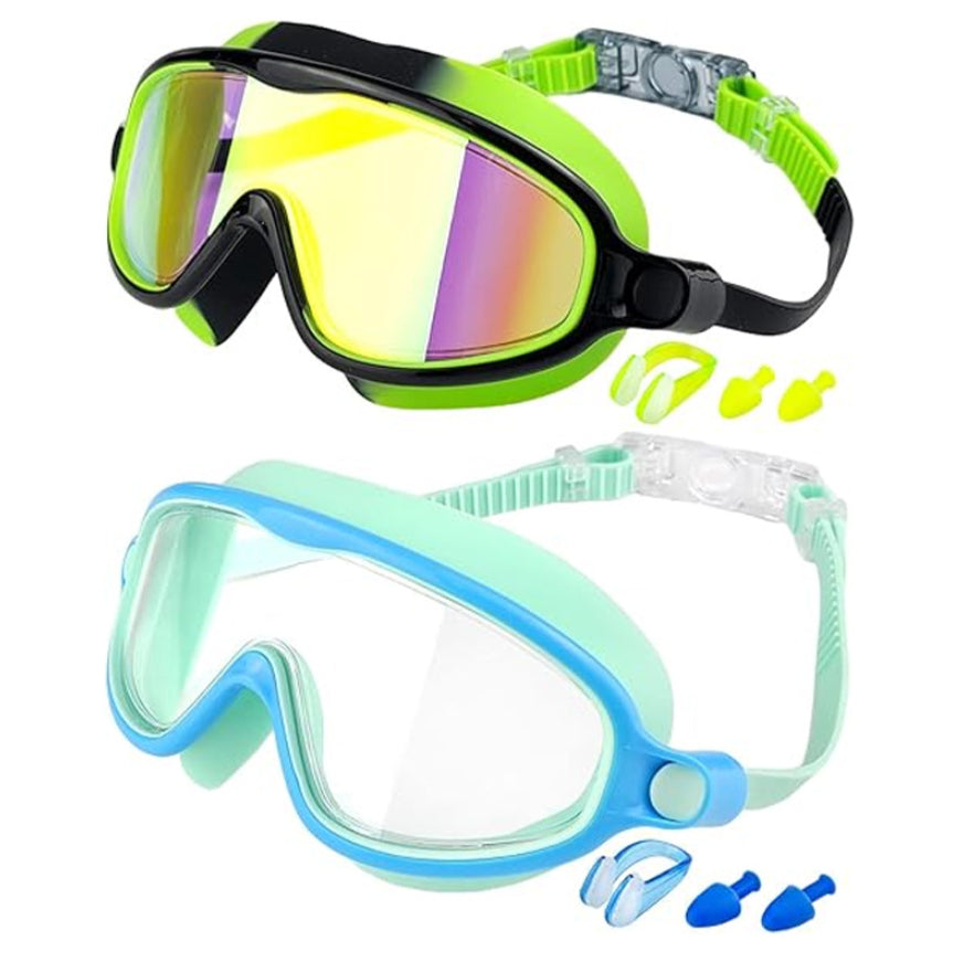 Children's Swimming Goggles HD Waterproof Anti-fog Large Frame Swimming Goggles
