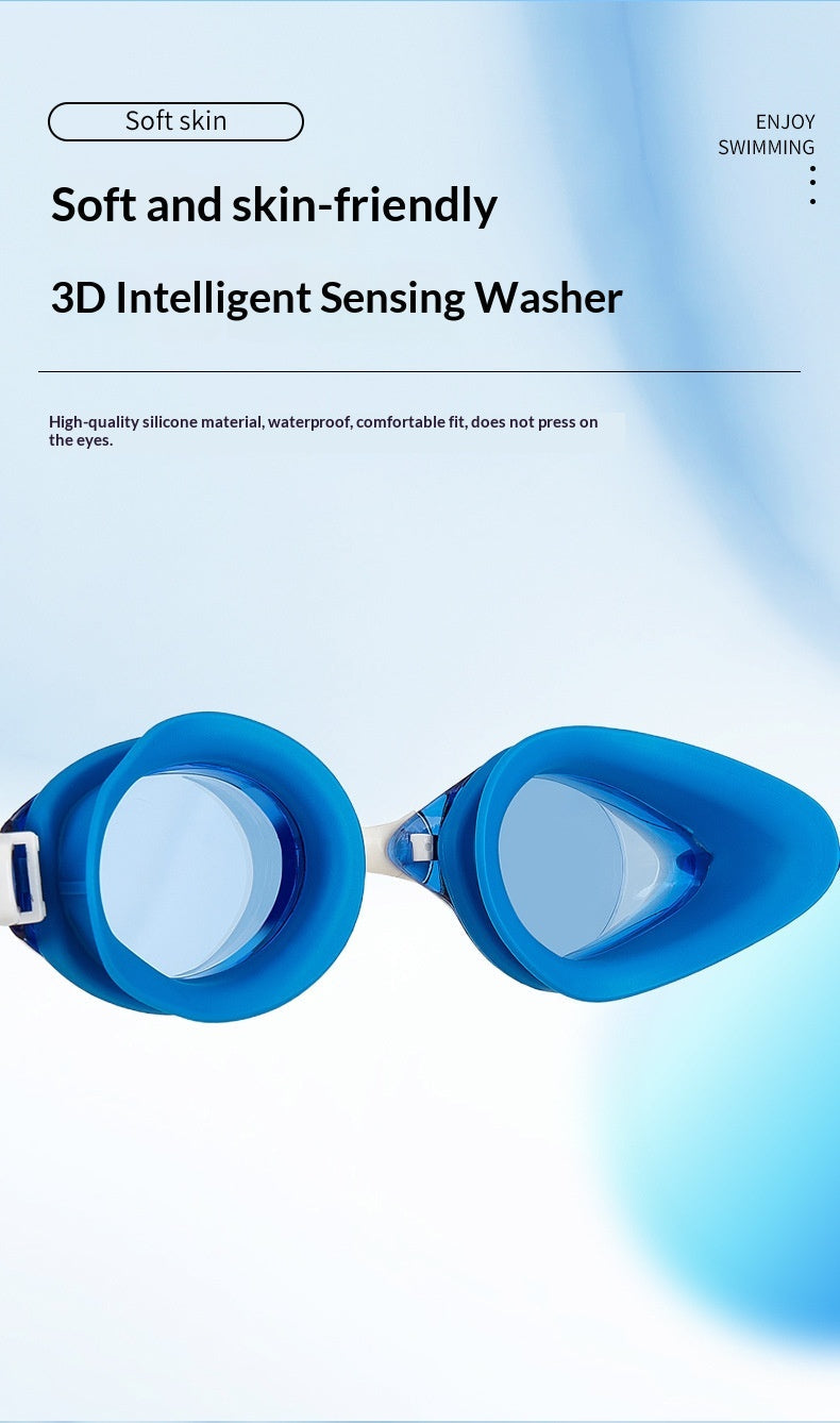 Wow, Swimming Goggles For Adults, Anti-Fog, Professional Training Swimming Goggles, Electroplated Waterproof High-Definition Silicone Glasses, Anti-Fog Upgrade