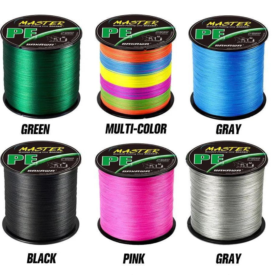 PE4 Braided 300m Fishing Line For Lure Casting And Long-distance Casting