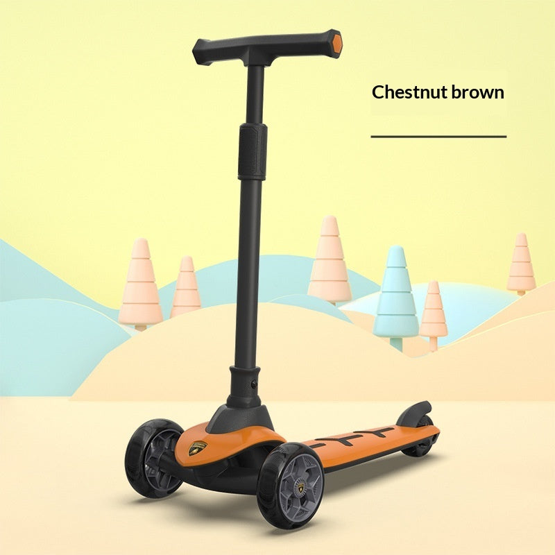 A Scooter That Children Can Sit On Or Ride