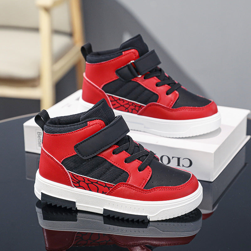 Children's Sneakers High-top Boys' Sports Casual Shoes