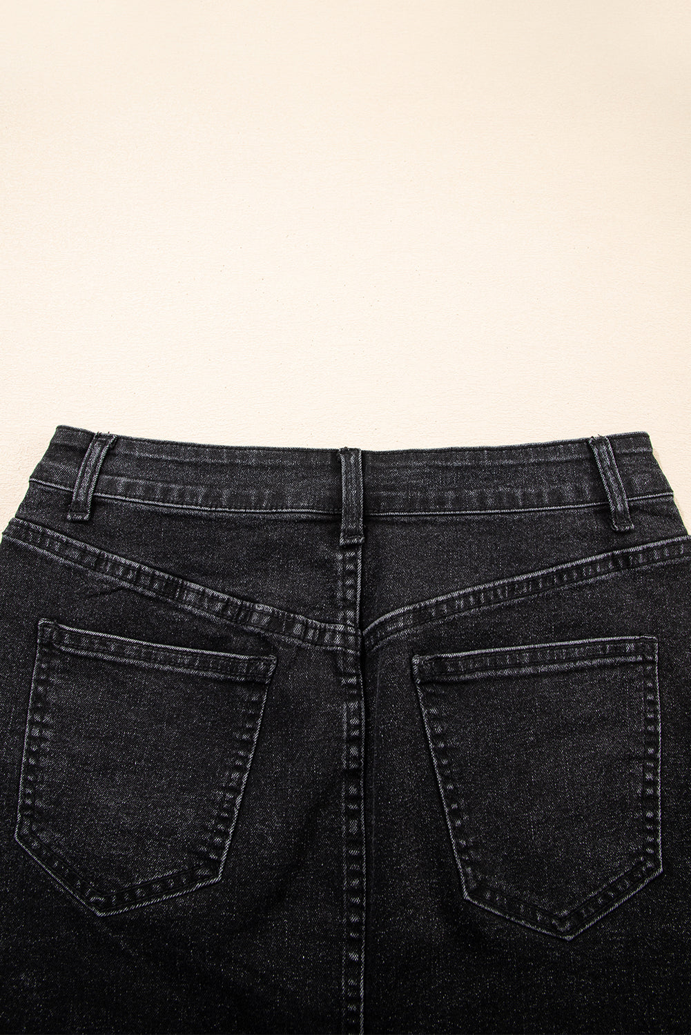 Emilia Raw Hem Mini Skirt