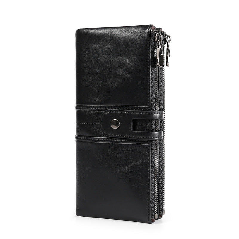 True cowhide wallet zero coin purse