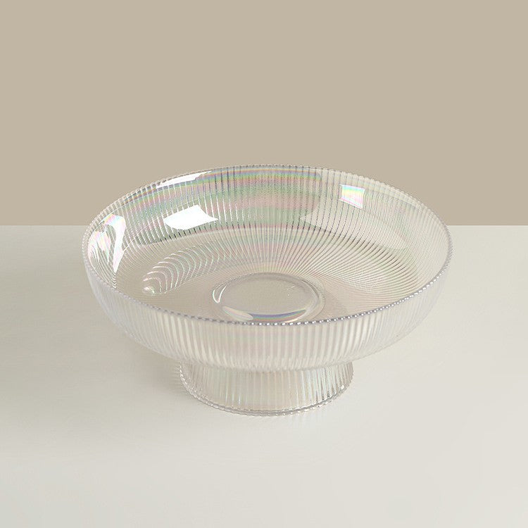 Glass Fruit Tray Living Room Coffee Table