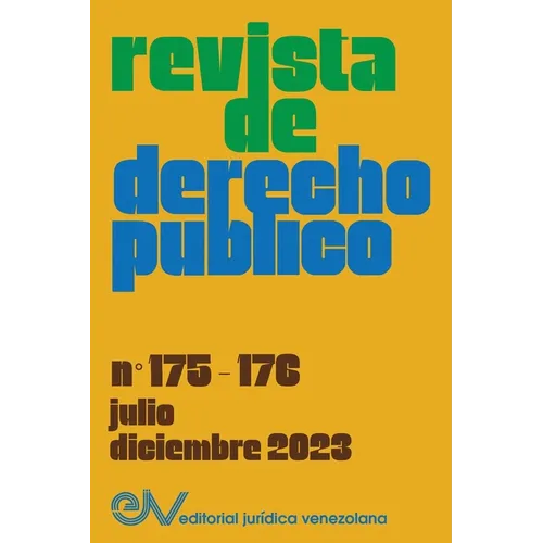 REVISTA DE DERECHO P?BLICO (Venezuela), No. 175-176 (julio-diciembre 2023) - Paperback