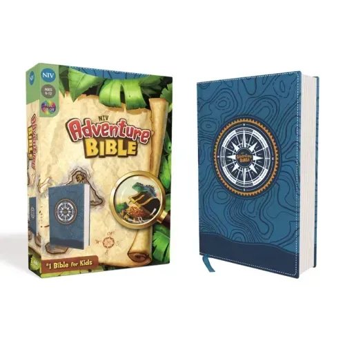 Niv, Adventure Bible, Leathersoft, Blue, Full Color