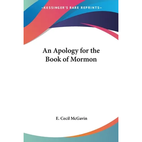 An Apology for the Book of Mormon