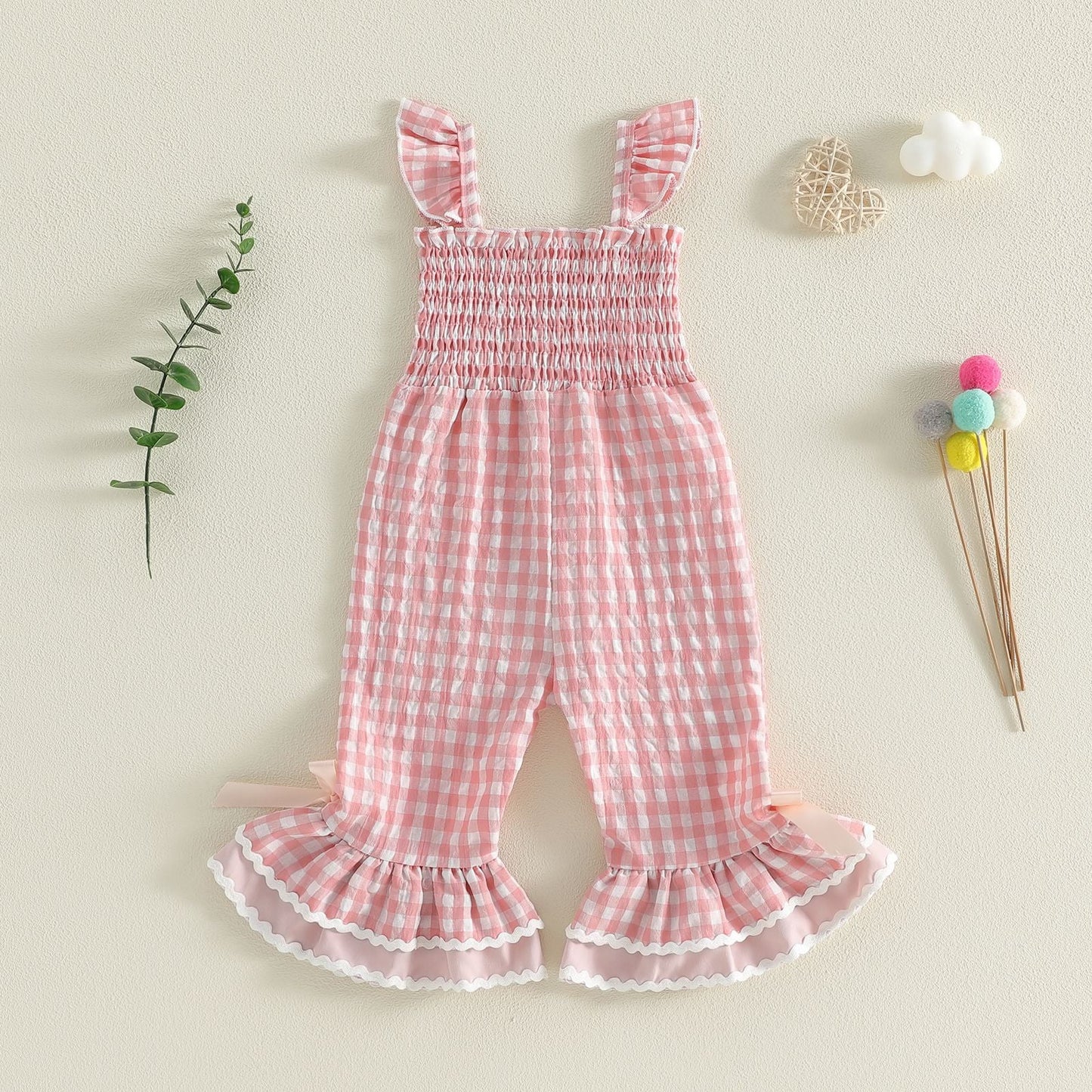Sleeveless Strap Jumpsuit With Flared Pants