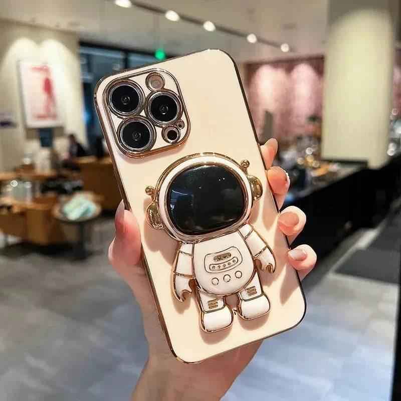 Astronaut Stand Silicone Cover Case For Iphone
