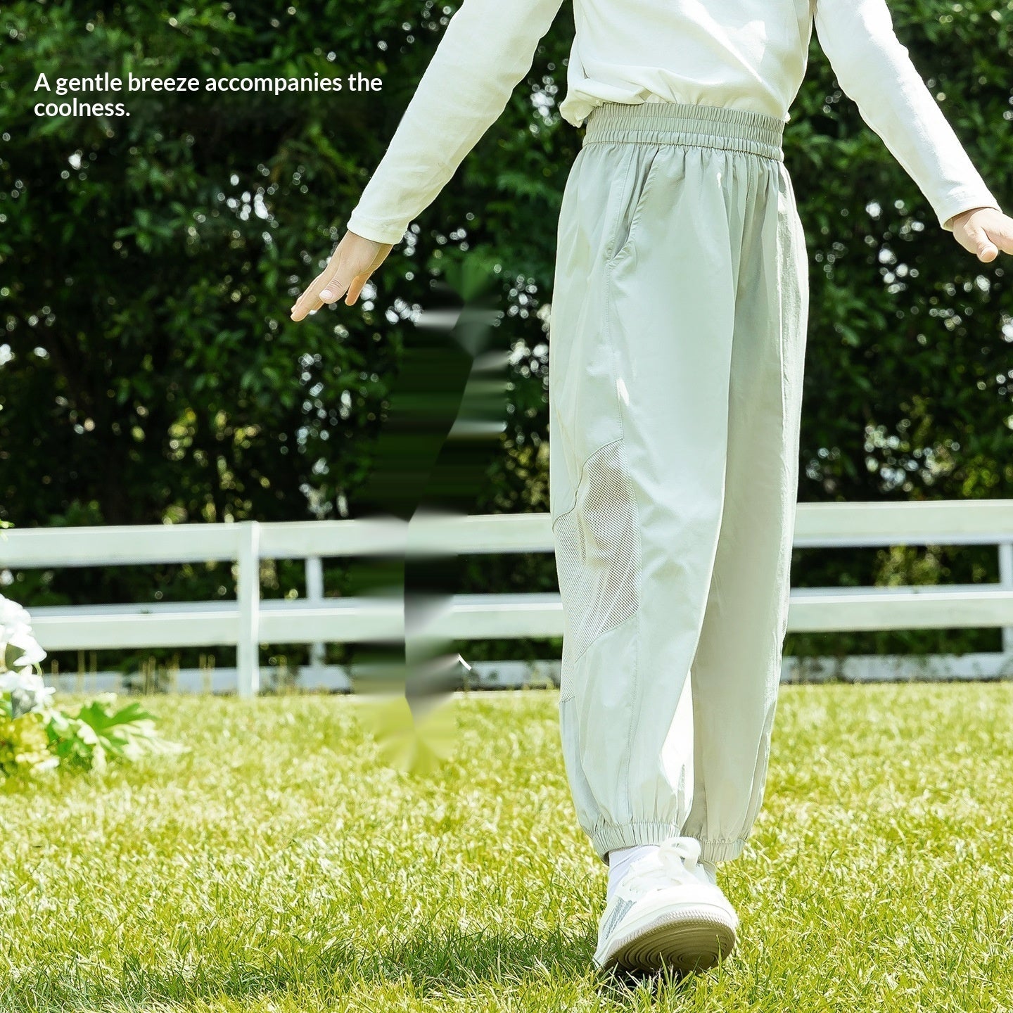 Childrens Ice Silk Thin Breathable Mesh Sun-Protection Pants