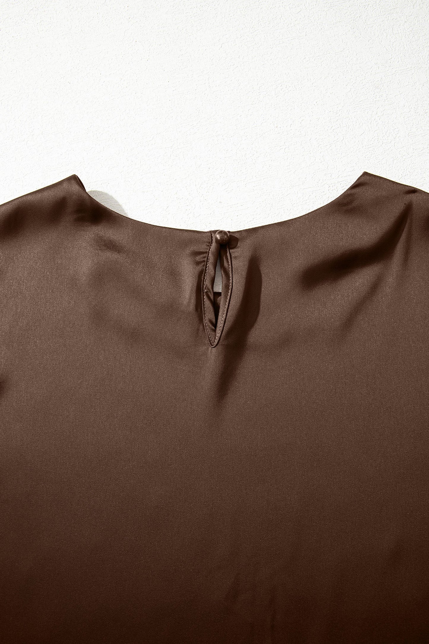 Saige Short Sleeve Satin Top