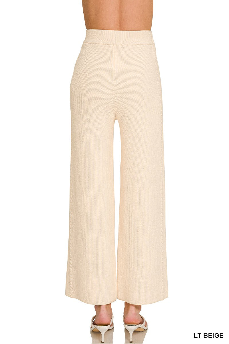 Zenana Viscose Sweater Pants