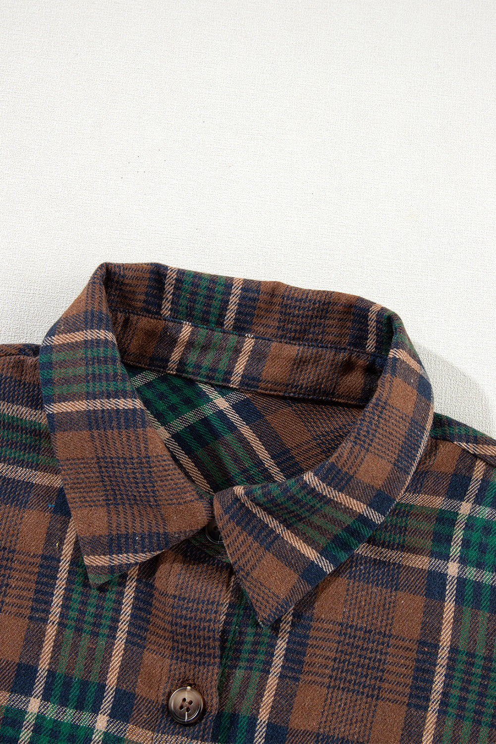 Elizabeth Plaid Print Chest Shirt