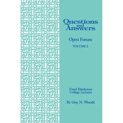 Questions & Answers: Open Forum