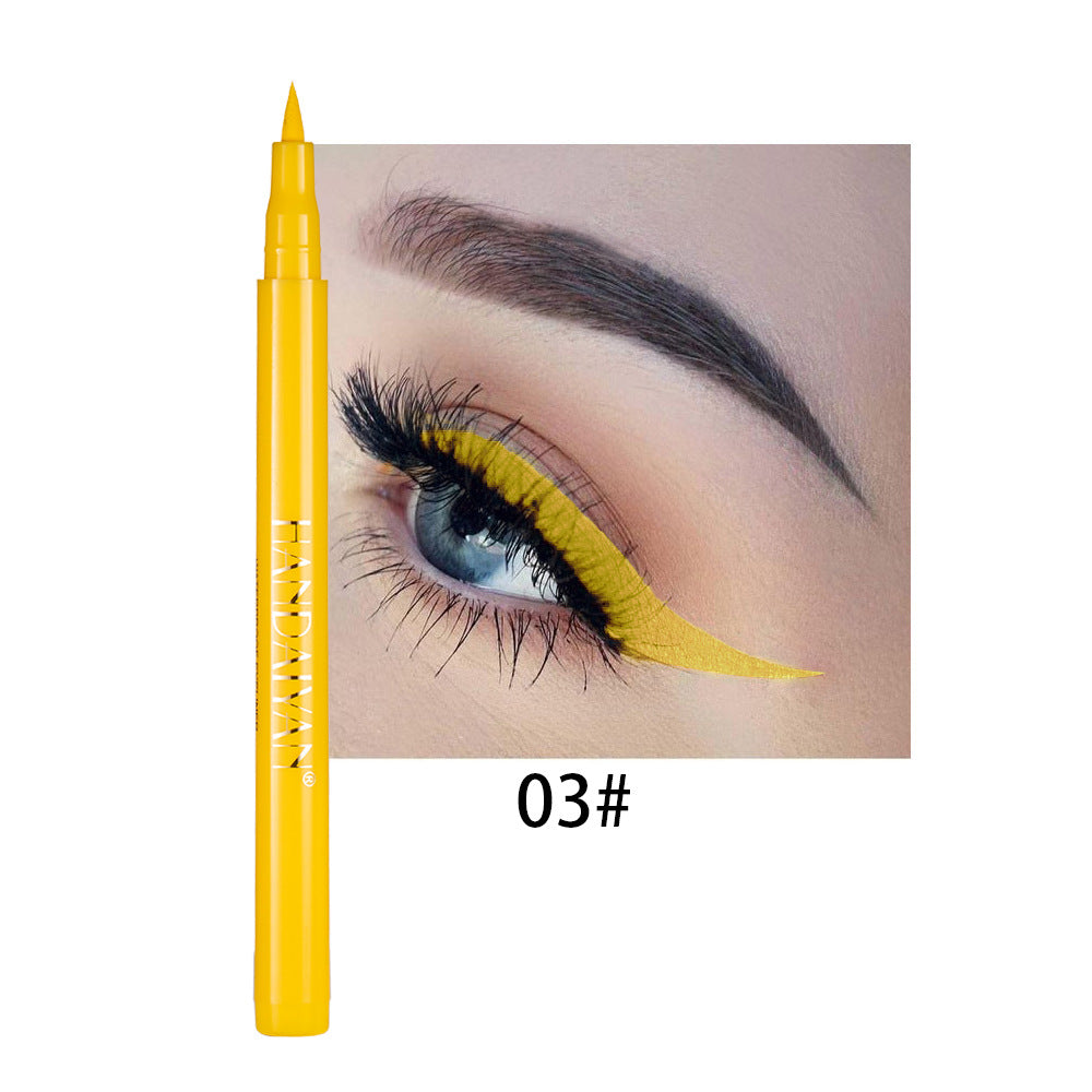 DIY Color Painting Is Not Easy To Smudge Matte Eyeliner