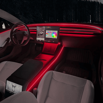 Dashboard Ambient Light Kits for Model 3 Highland & Model Y Juniper