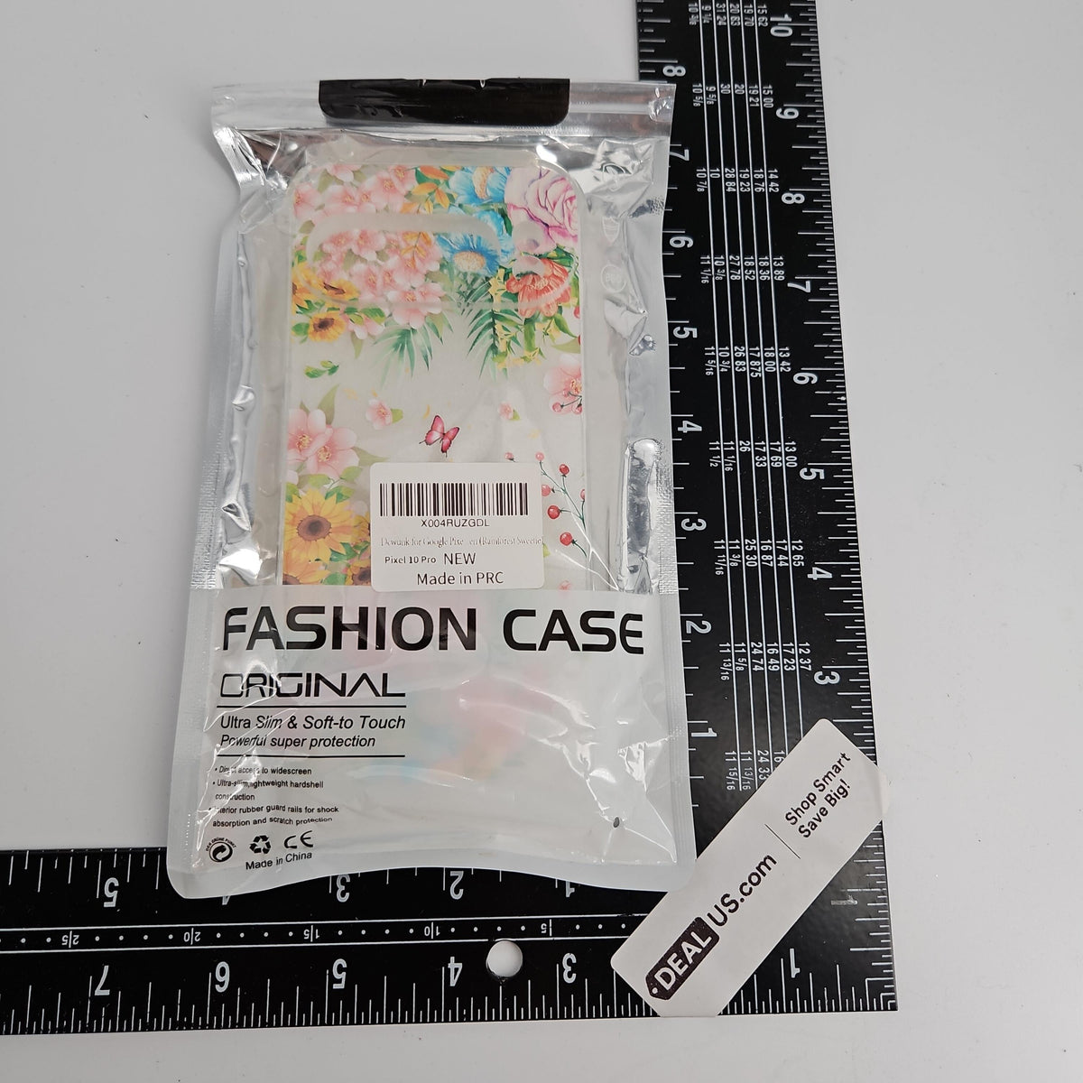 Floral Clear Protective Phone Case for Google Pixel 10 Pro