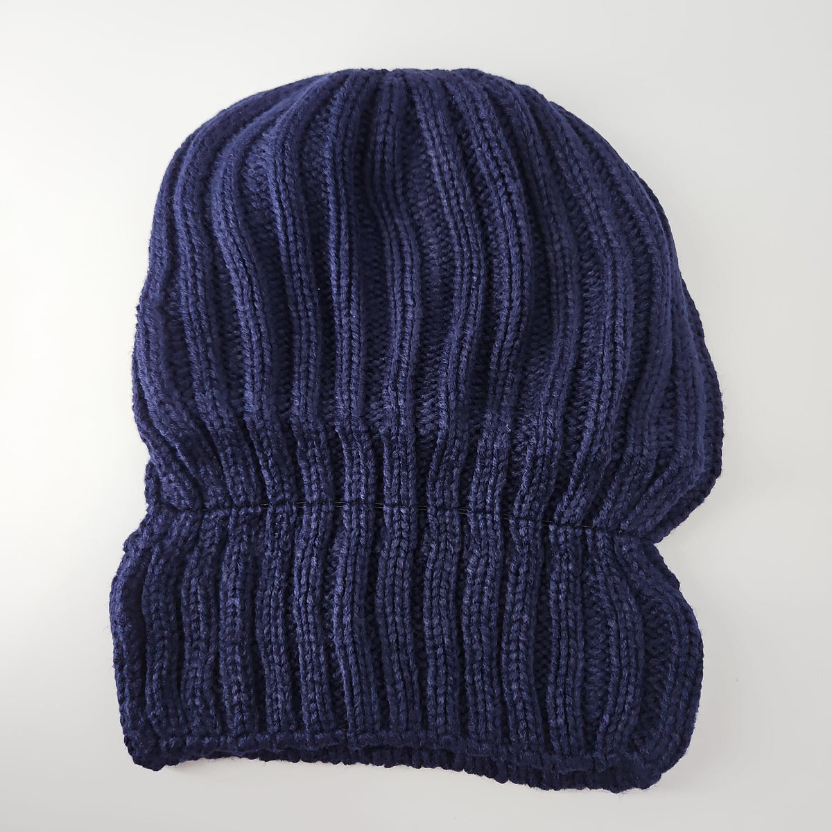 NPQQUAN 2-Pack Knit Winter Beanie Hats for Men and Women, Navy Blue