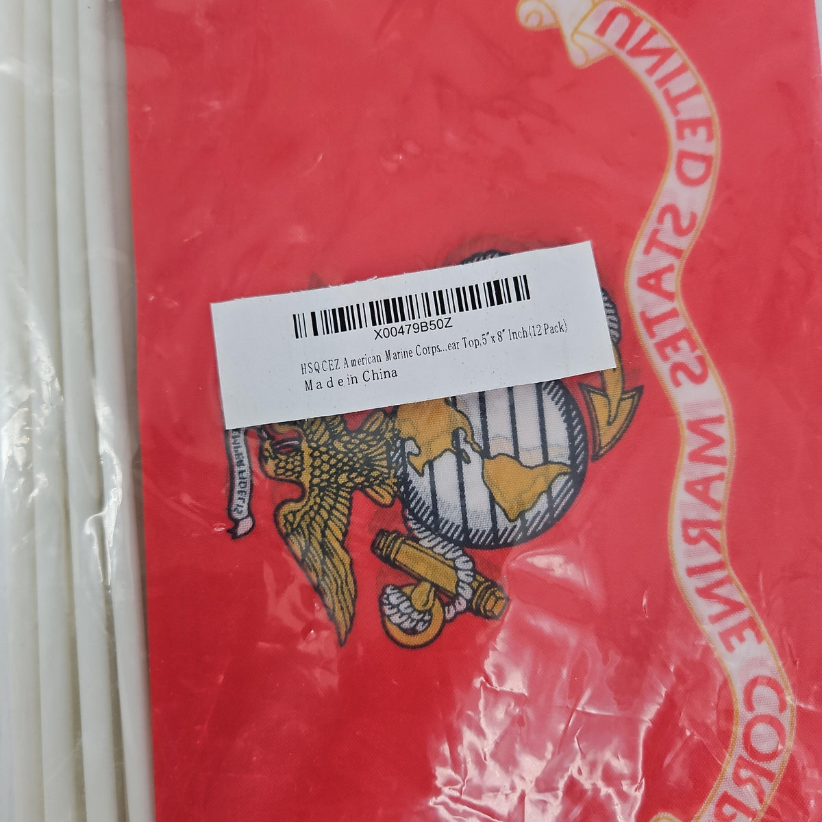 U.S. Marine Corps Flags, 5 x 8 in, 12 Pack