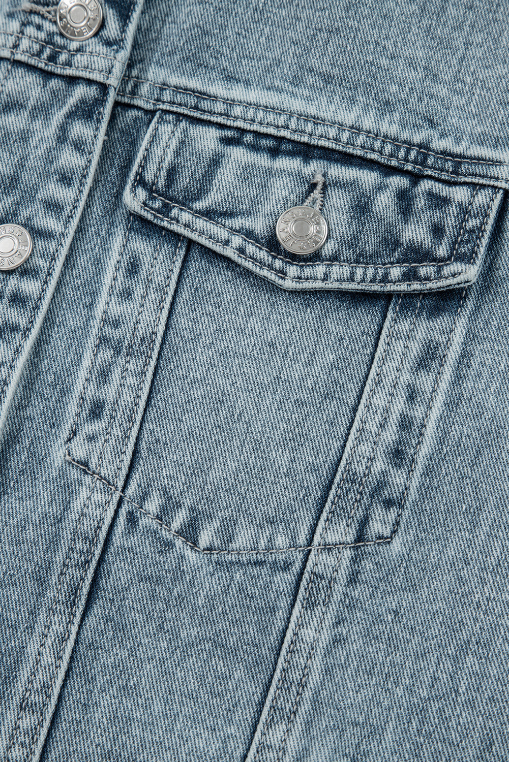 Evelyn Flap Frayed Detail Vest
