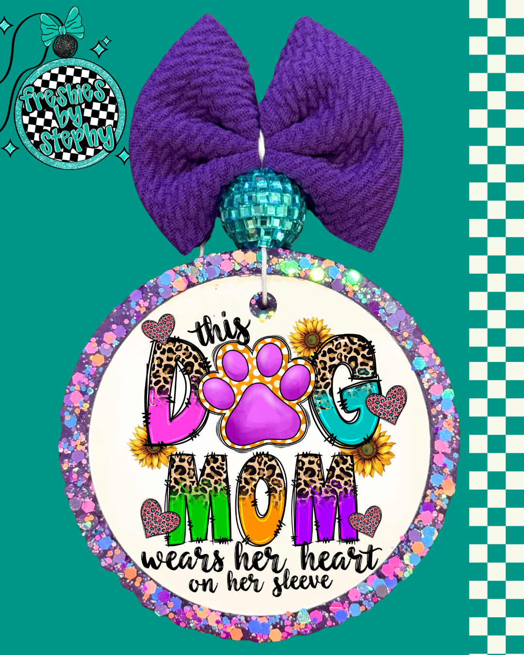 Dog Mom Car Freshie | Pet Lover Gift | Cute Dog Air Freshener