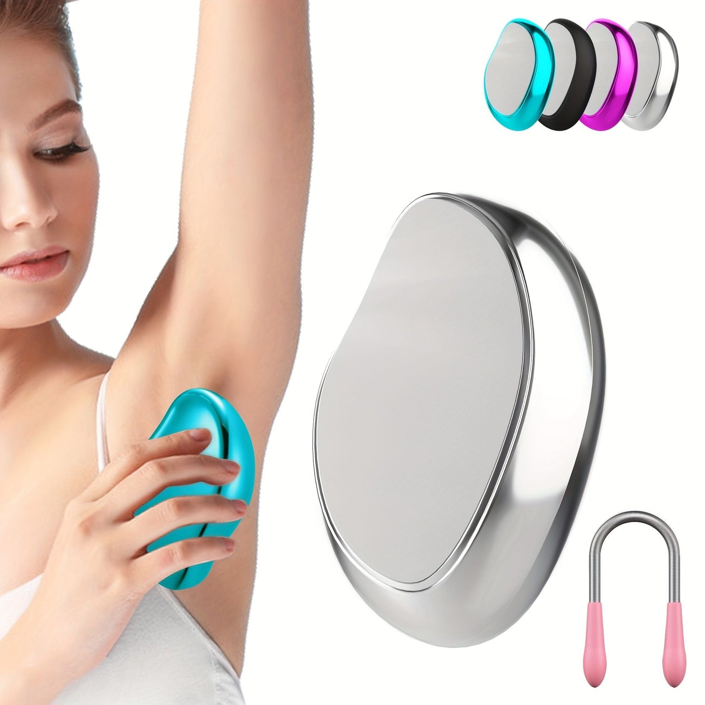 Crystal Hair Eraser Physical Hair Removal Tool Epilator Reusable Body Depilation Tool Glass Hair Remover Portable Mild Epilator
