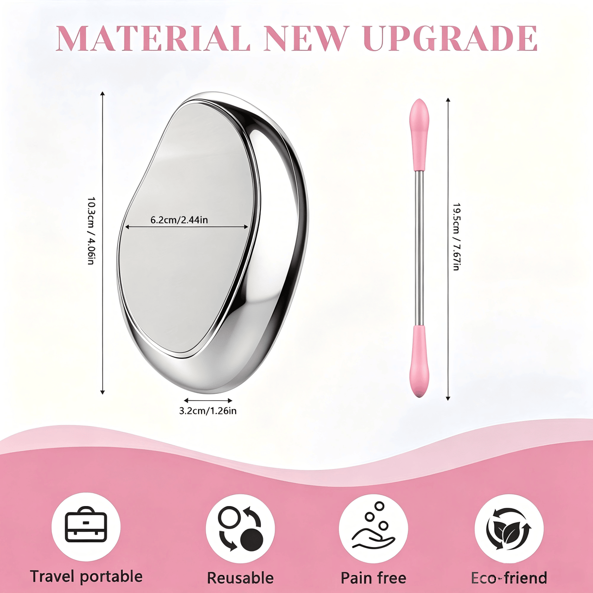 Crystal Hair Eraser Physical Hair Removal Tool Epilator Reusable Body Depilation Tool Glass Hair Remover Portable Mild Epilator