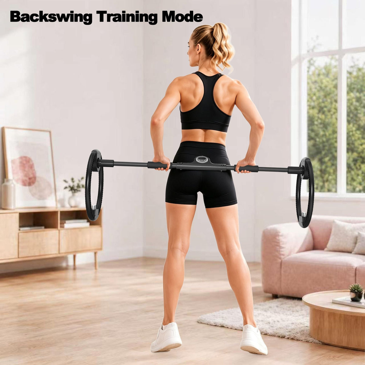 Adjustable Arms Exercise Wheel, Portable Forearm & Wrist Training Big Swing Wheel Trainer